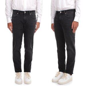 RE-HASH Rubens-Z 5 pocket Slim Fit Jeans Men's Size 32 x 30 Black